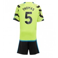 Fotballdrakt Barn Arsenal Thomas Partey #5 Bortedraktsett 2023-24 Kortermet (+ Korte bukser)